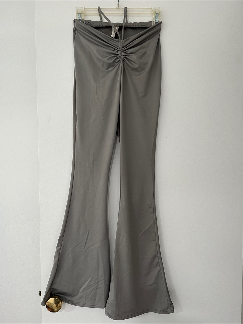 Scrunch Bell Pants- Grey 🩶